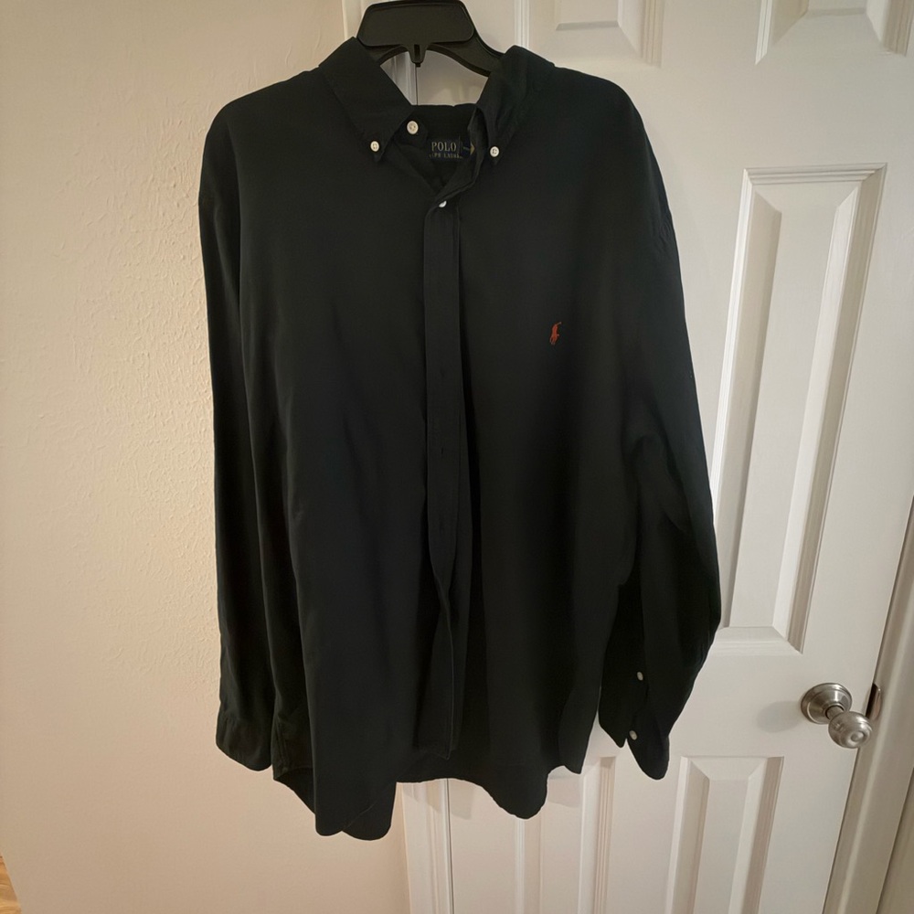 Ralph Lauren Black Polo Shirt